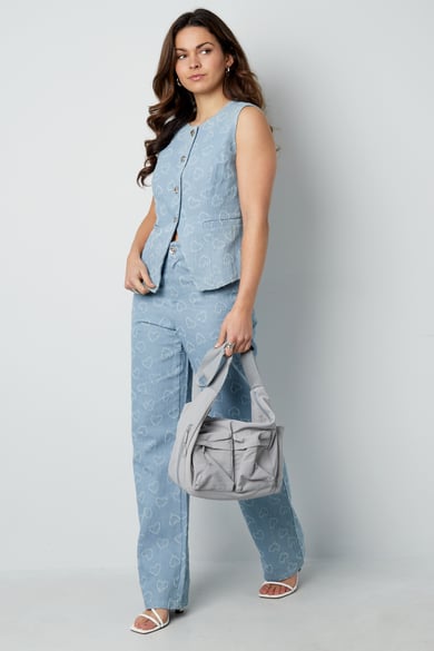 Crossbody bag with compartments - beige h5 Picture3